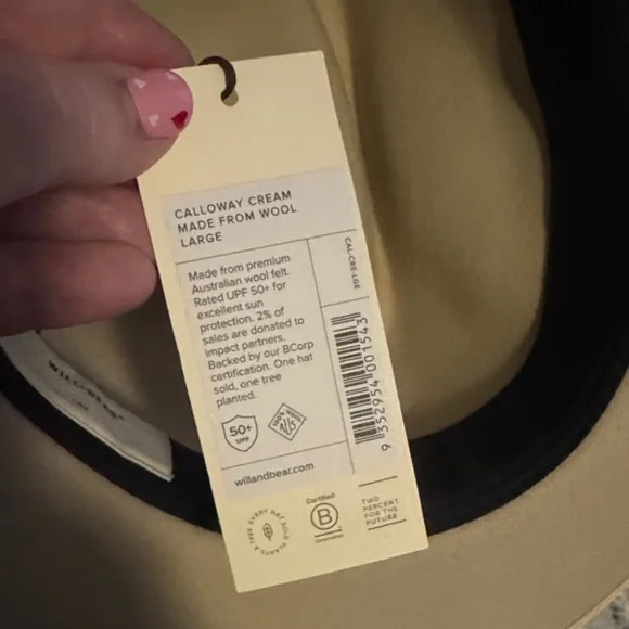 Will + Bear Calloway Cream Hat - Picture 8 of 9